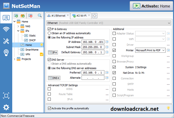 NetSetMan Pro 5.1.1 Crack Full Version 2022 Free Download